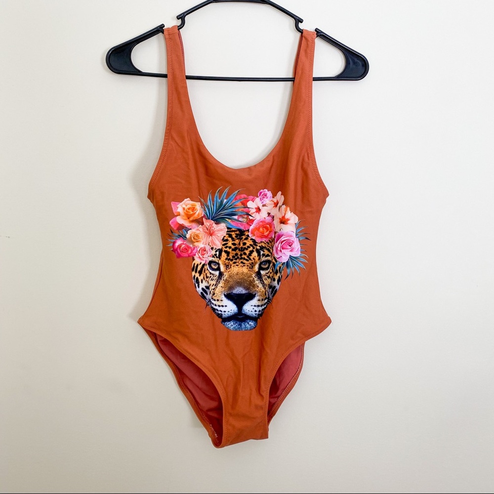 Mumu Mermaid Cheetah One Piece Swimsuit